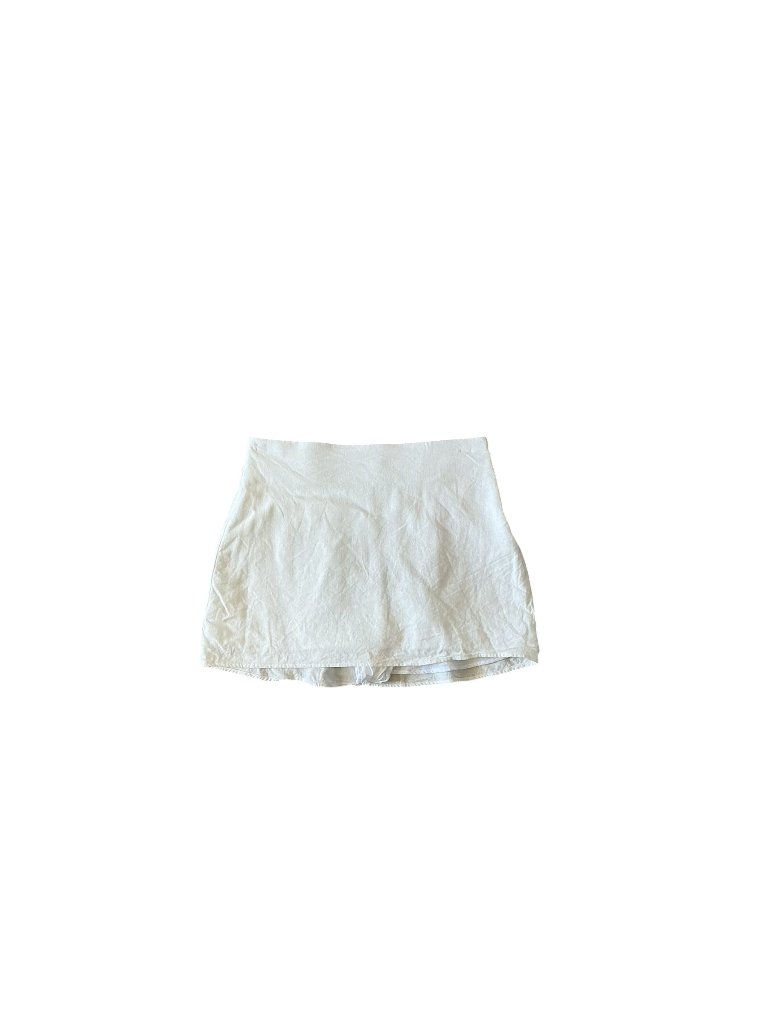 Show Me Your Mumu Linen Blend Skort White Size Xs